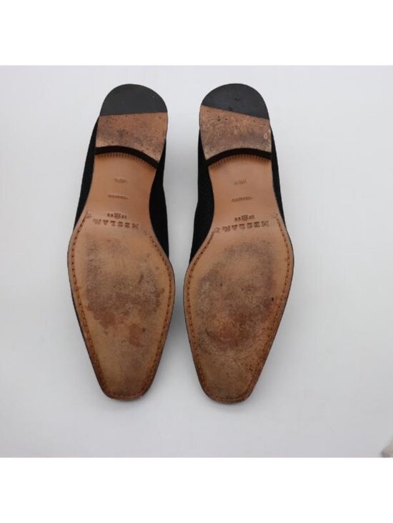 Mezlan Crespi Black Venetian Loafer Men\'s Size 11.5 Dress Shoes M Slip On Loafer